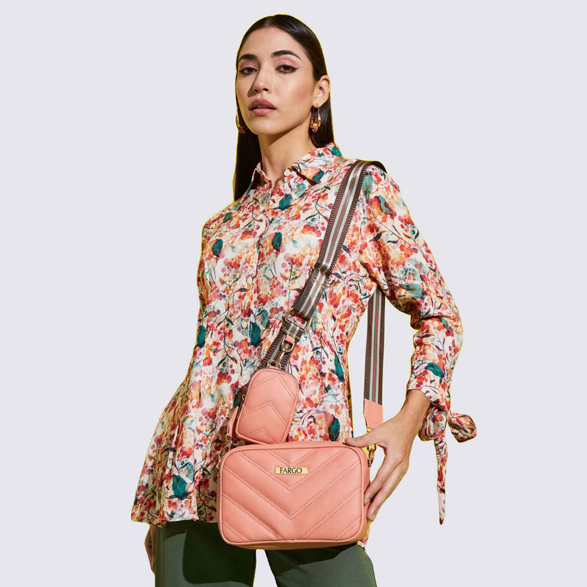 Fargo Women's Premium Sling Bag | Pink