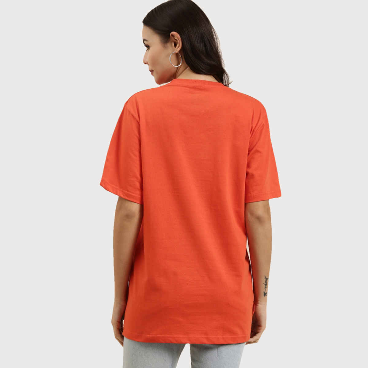 Difference of Opinion Women T-shirt - Orange | Classic Fit | XL