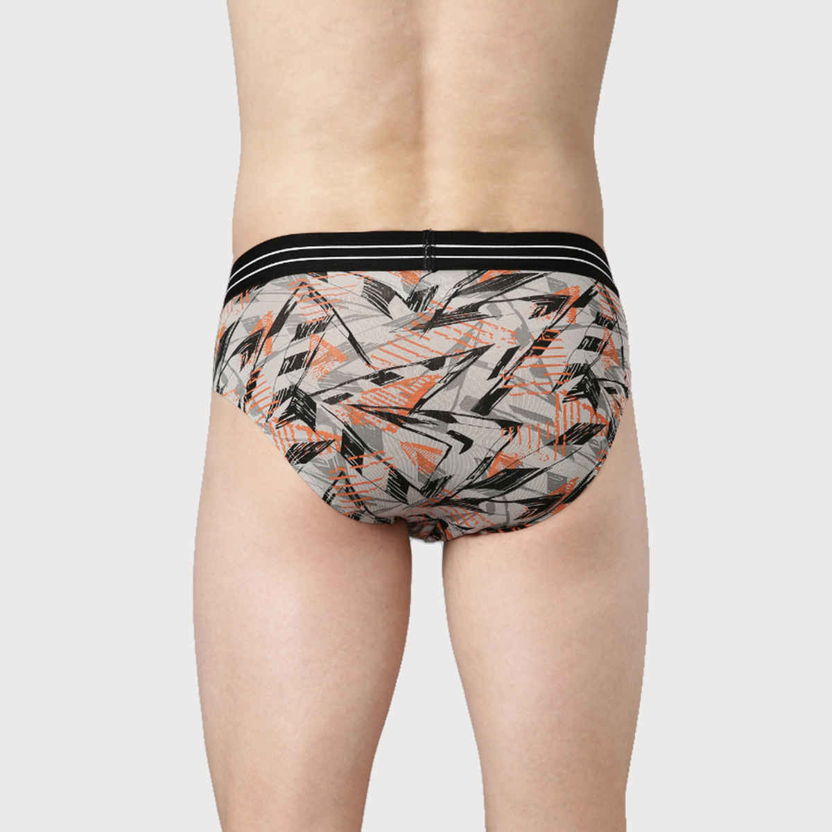 Force Nxt Men's Ultrasoft Micromodal Four Way Stretch Printed Brief | Assorted - XL