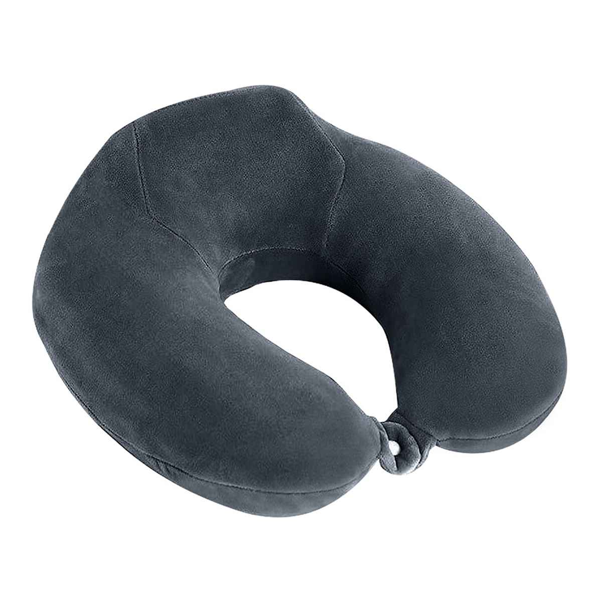 Billebon Unisex Velvet Neck Pillow | Grey