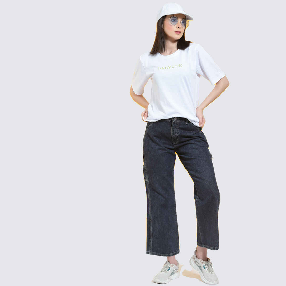 Rigo Women Oversized T-shirt | White - S