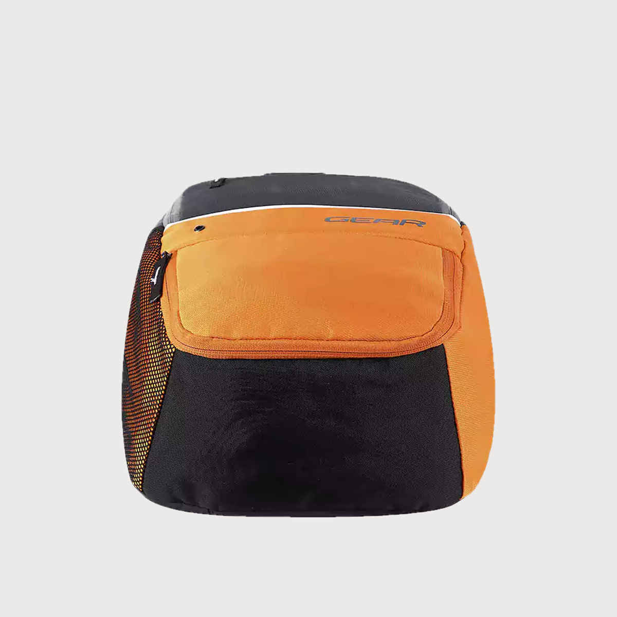 Gear Unisex Colorblocked Polyester 17 L Top Handle Backpack | Grey and Orange - XL