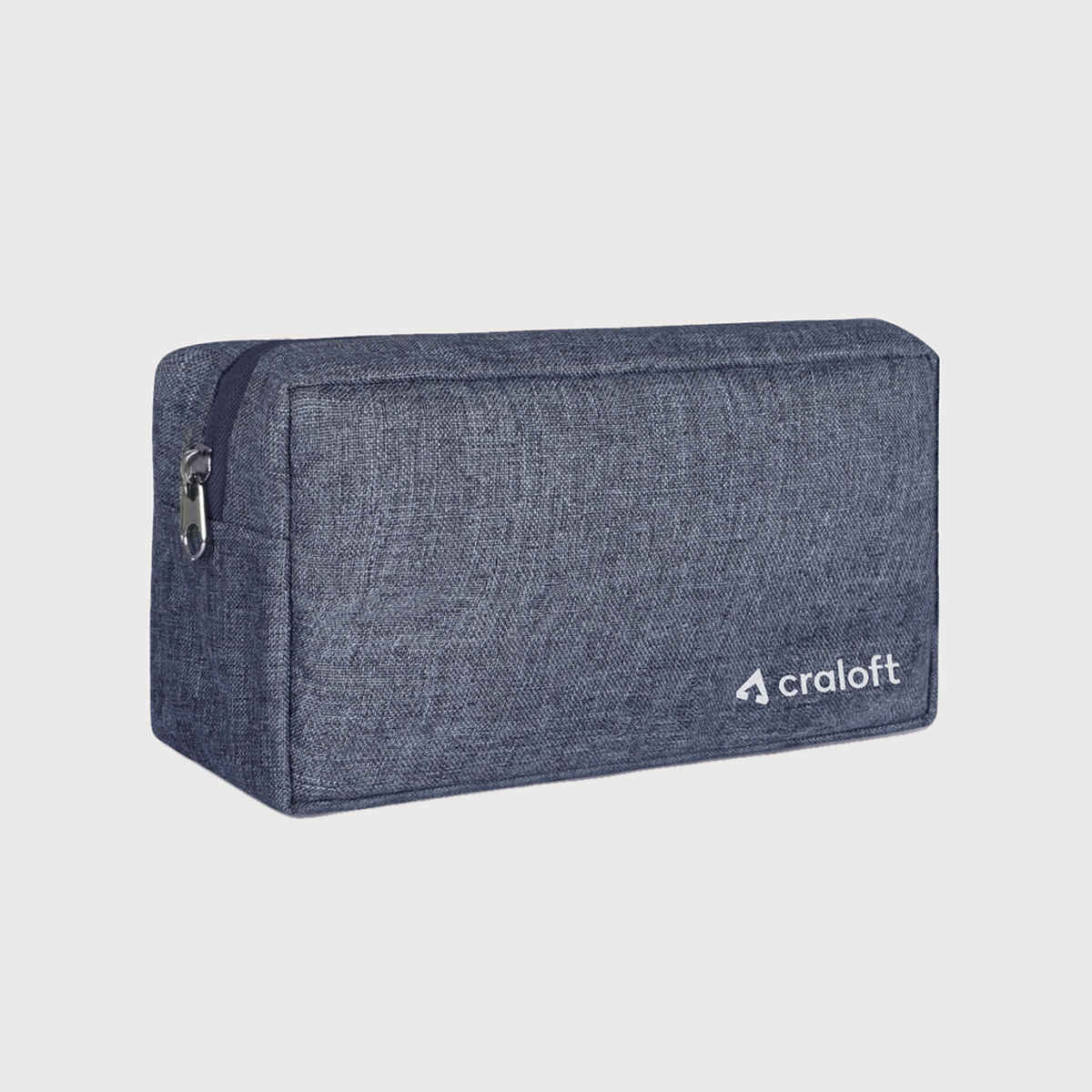 Craloft Polyester Gadget Charger Pouch/Travel Organizer Pouch for Cables/Hard Disk/Charger (Grey)