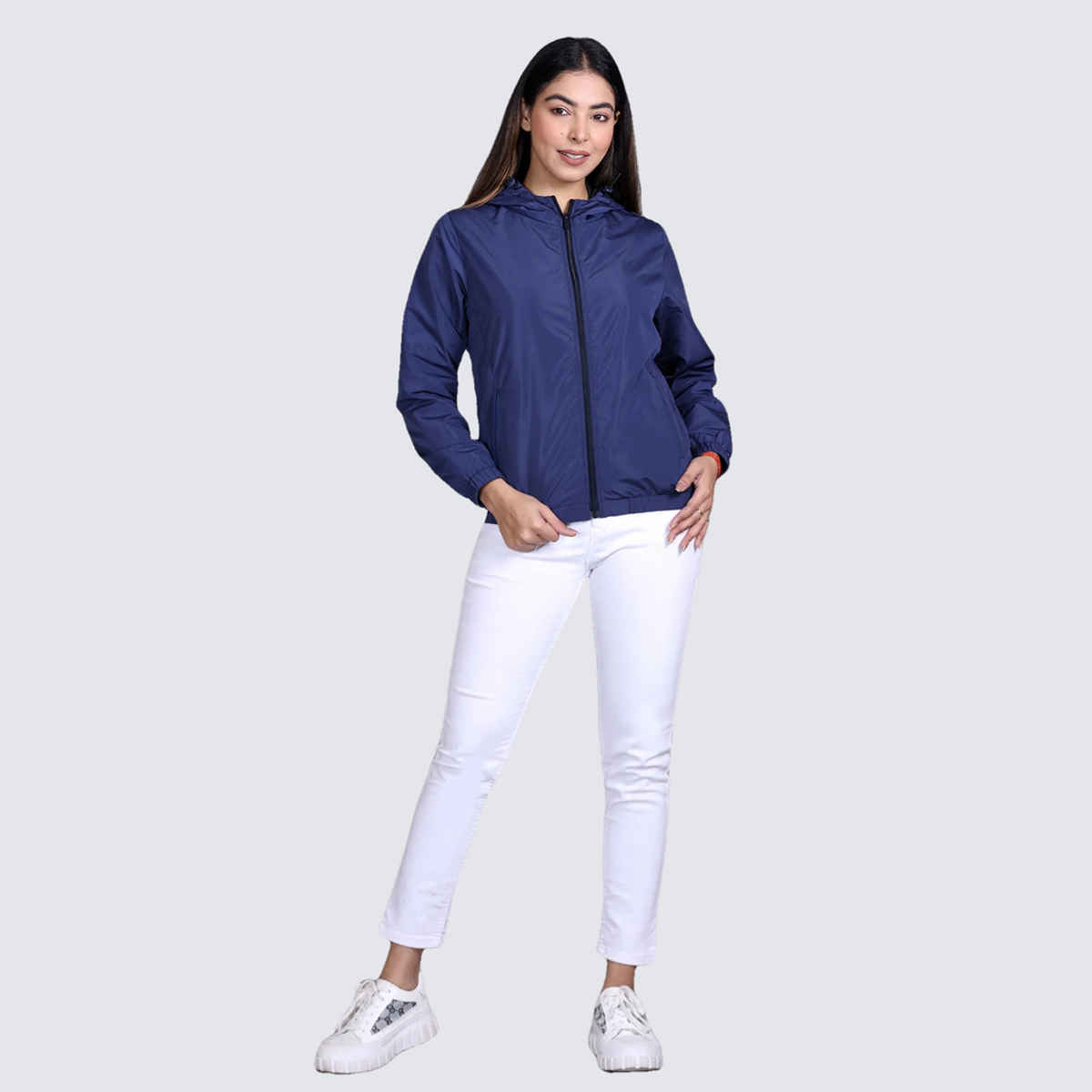 Fort Collins Women's Windbreaker Jacket | Blue - L