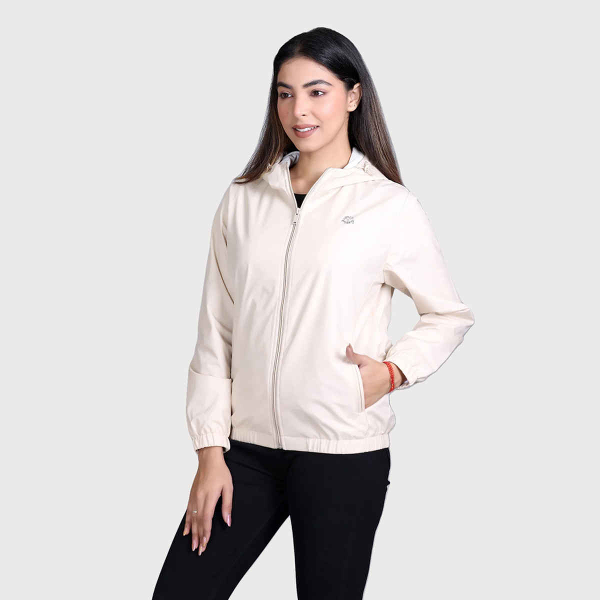 Fort Collins Women's Windbreaker Jacket | Beige - L