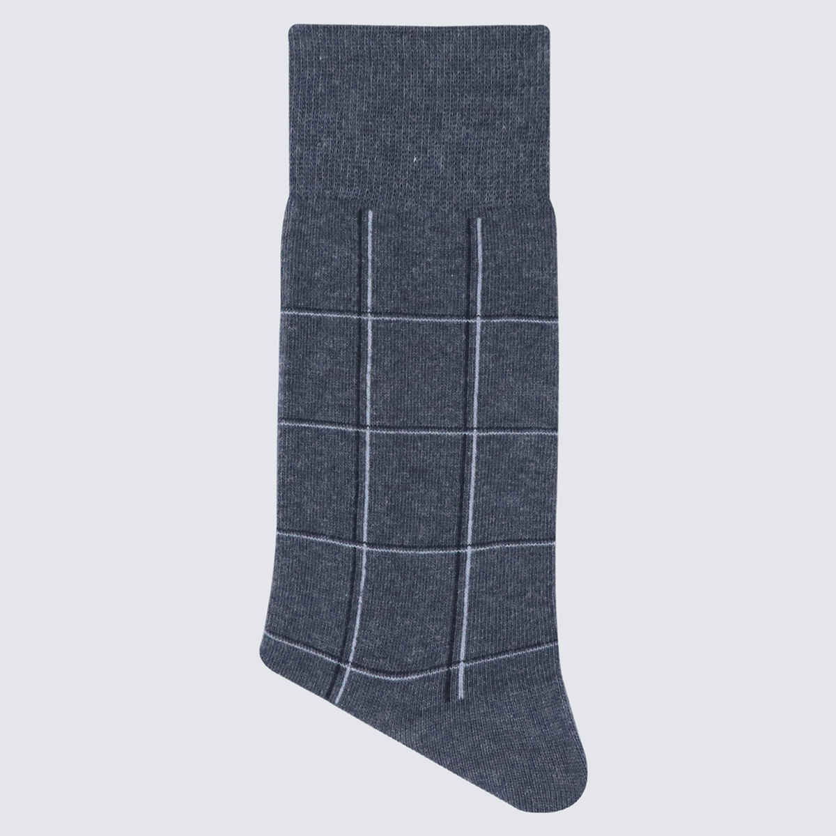 SocksXpress by Balenzia Men's Checks Crew Length Cotton Socks | Multicolored