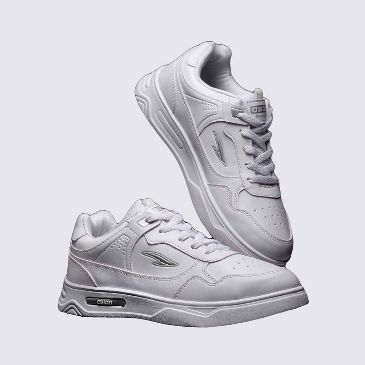 Asian Boston-01 Men Sneakers White (Size-9)