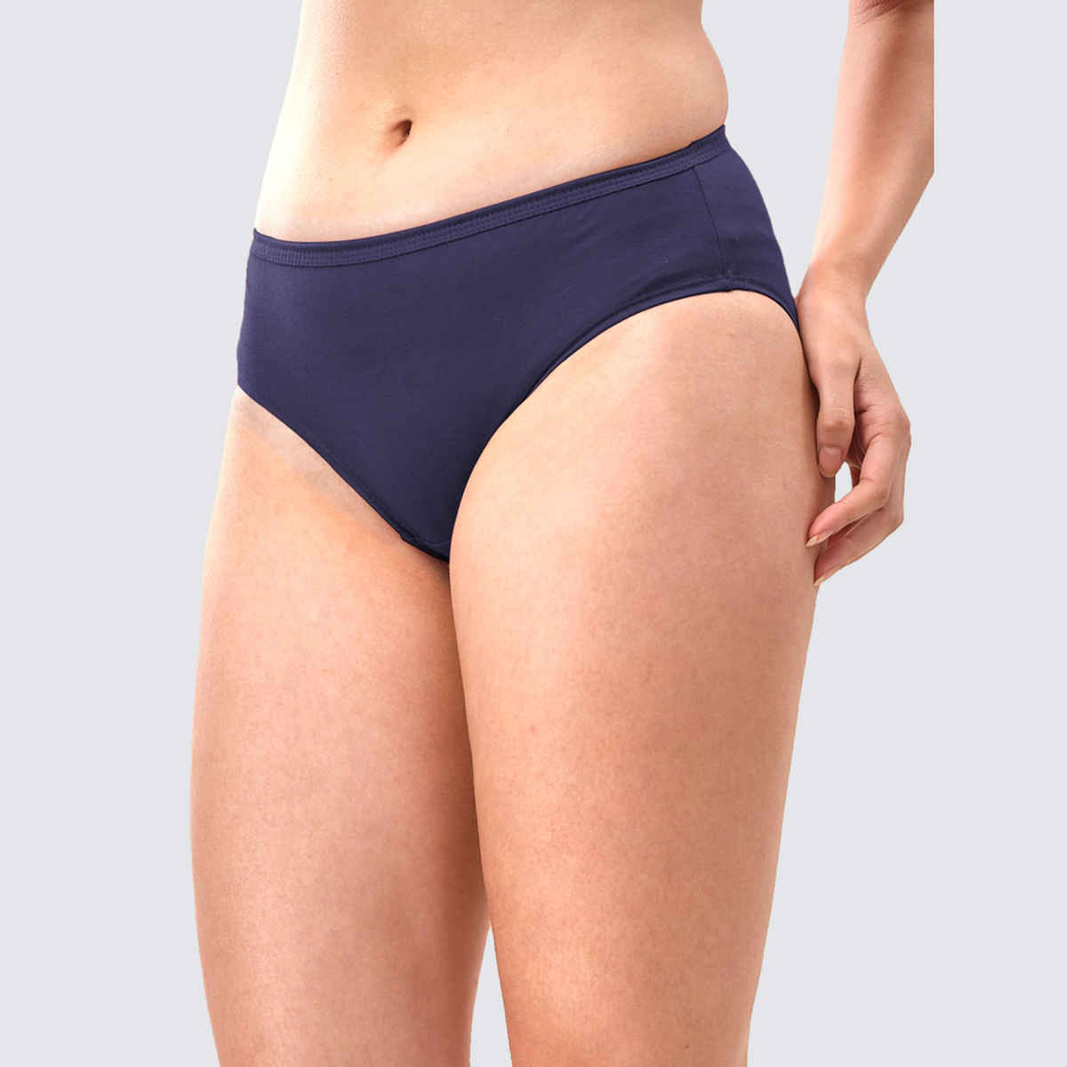 Lyra Women's Hipster Panty Solid | XL (Colour May Vary)