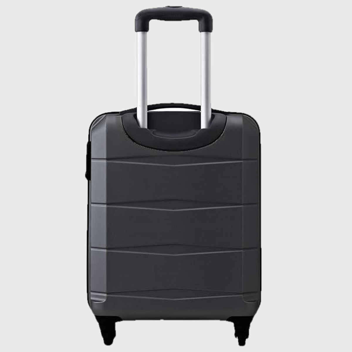 Safari Unisex Solid Polycarbonate 90 L Retractable Trolley Bag | Black - M