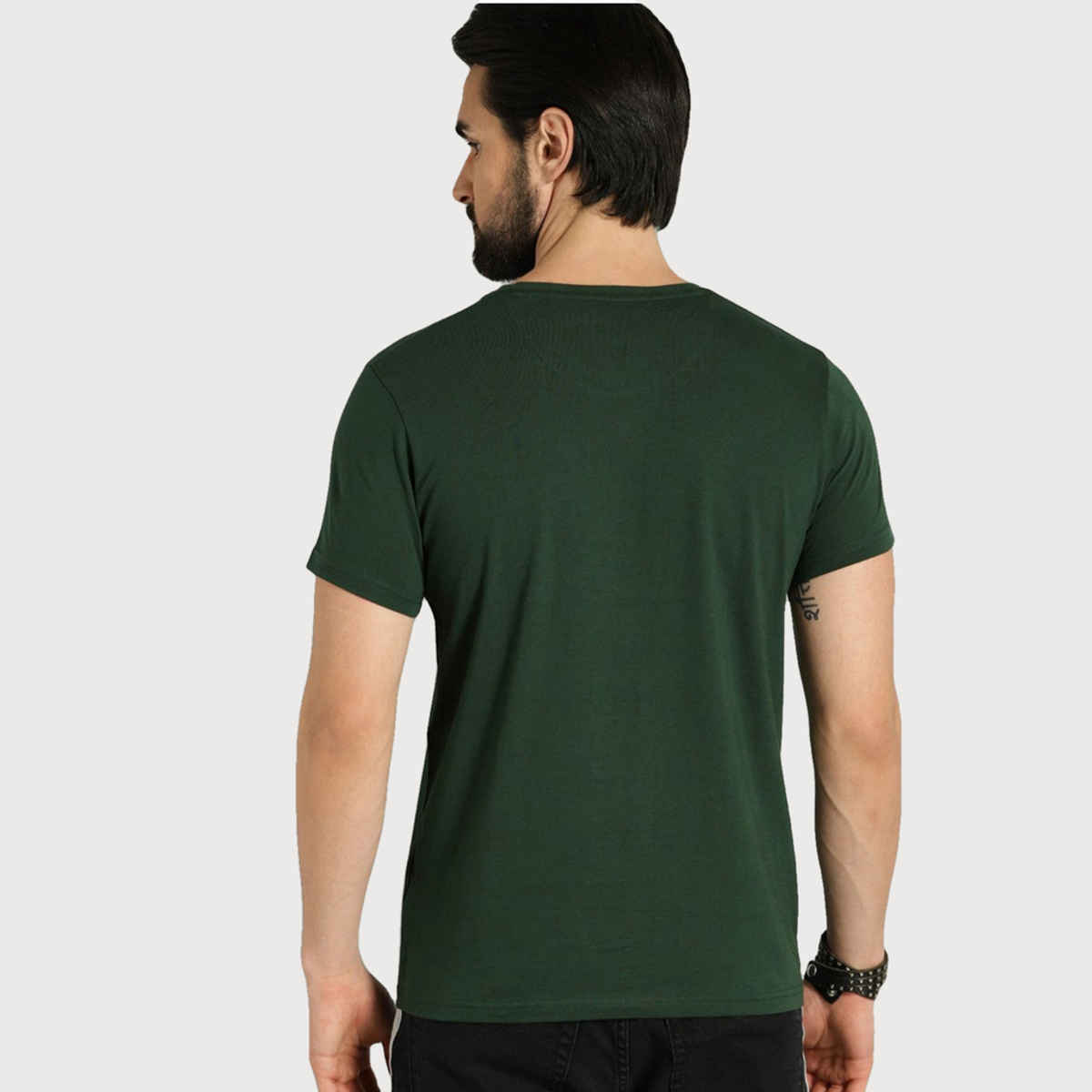 Gcyx Men's Papa Galaxy Printed T-shirt | Green - M