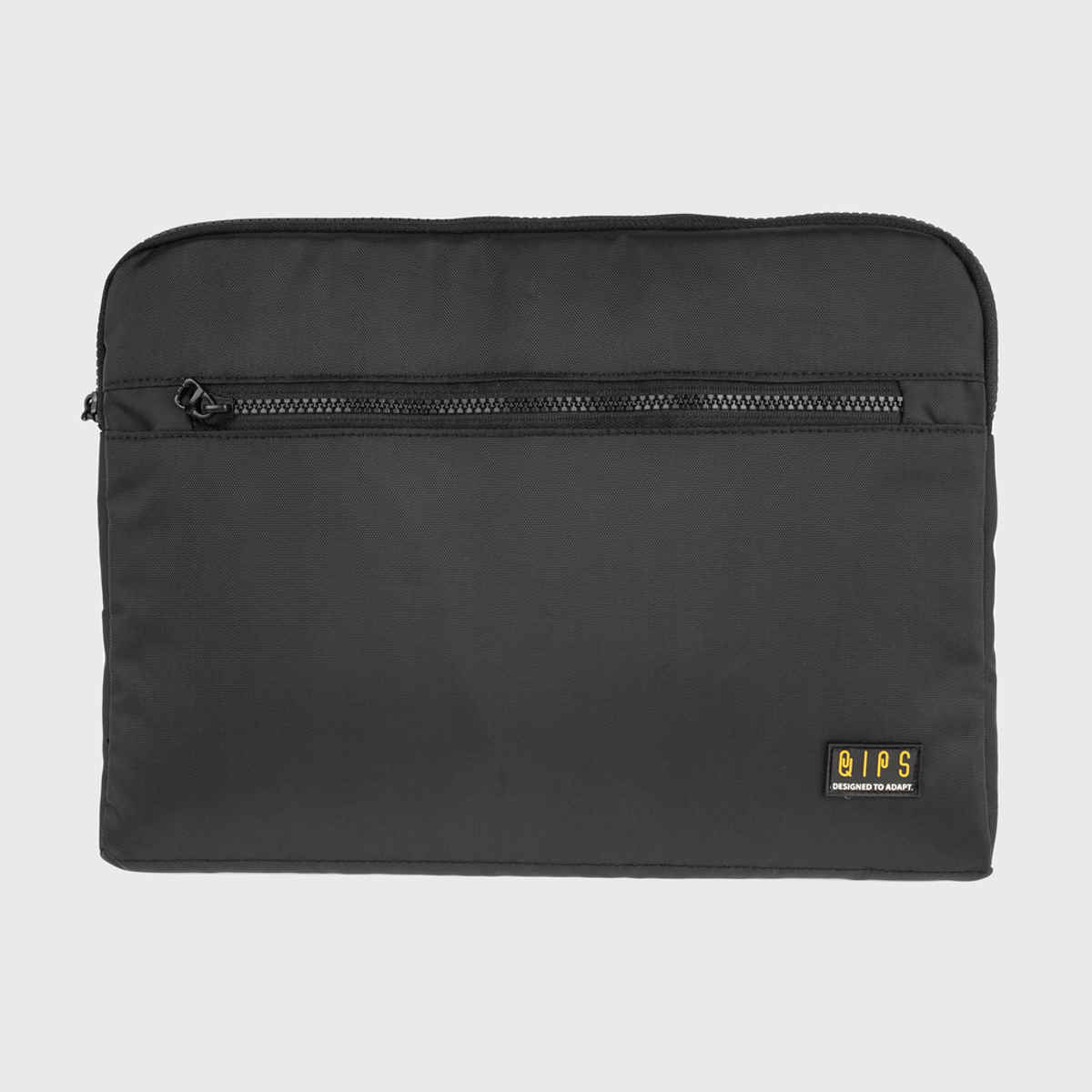 QIPS Unisex Solid Polyester 13 L Laptop Sleeve | Black