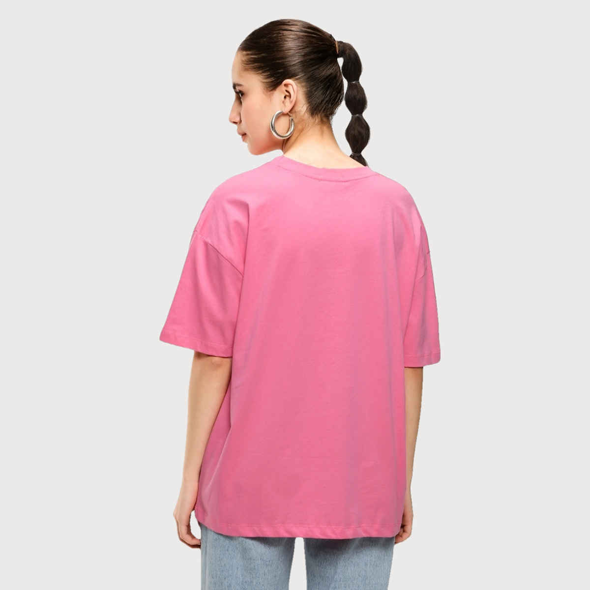 Bewakoof T-shirt for Women | Pink - XL