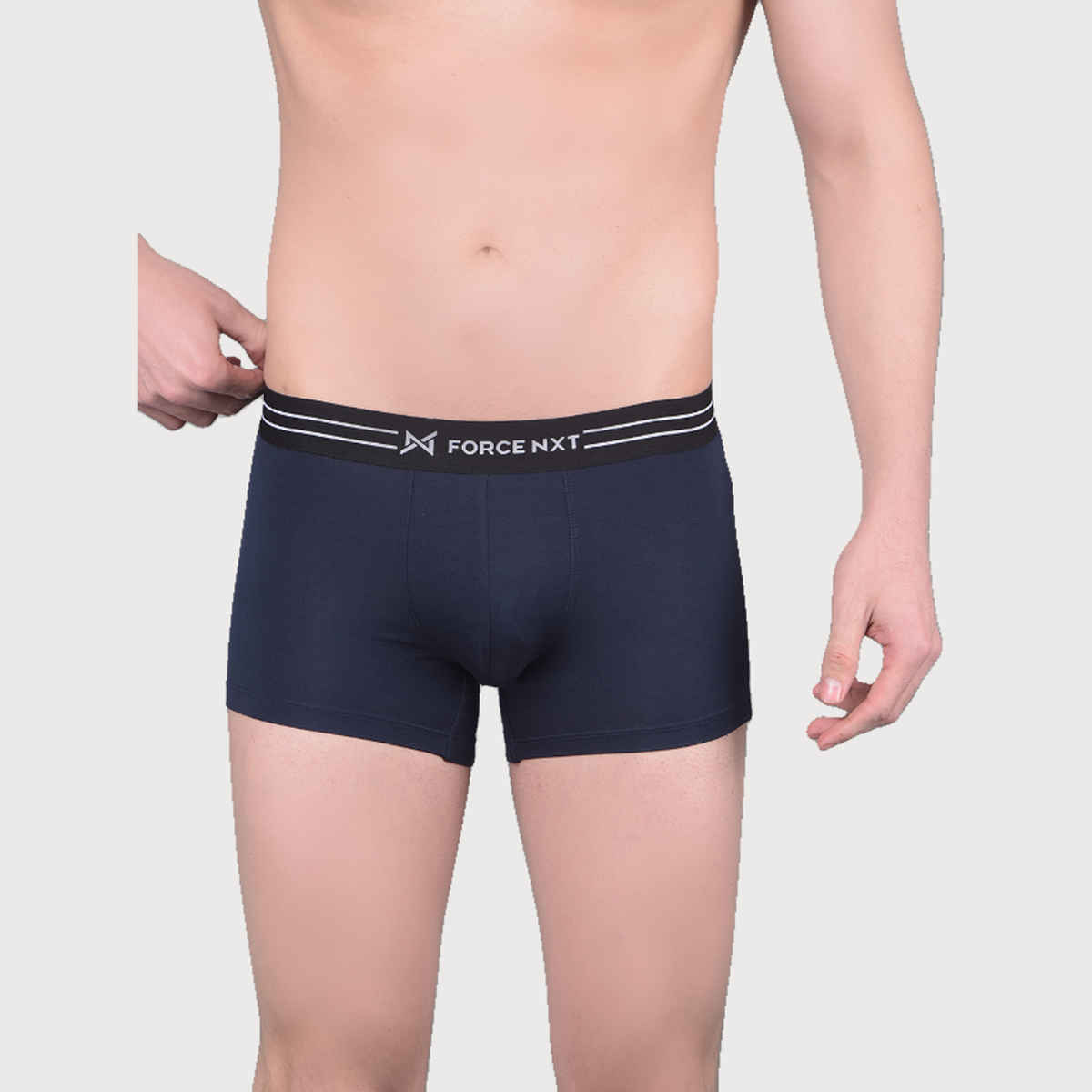 Force Nxt Men's Ultrasoft Micromodal Four Way Stretch Printed Trunk | Multicolour - L