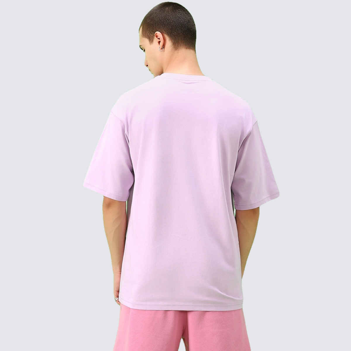 Bewakoof Round Neck Men's T-shirt | Purple - 3XL