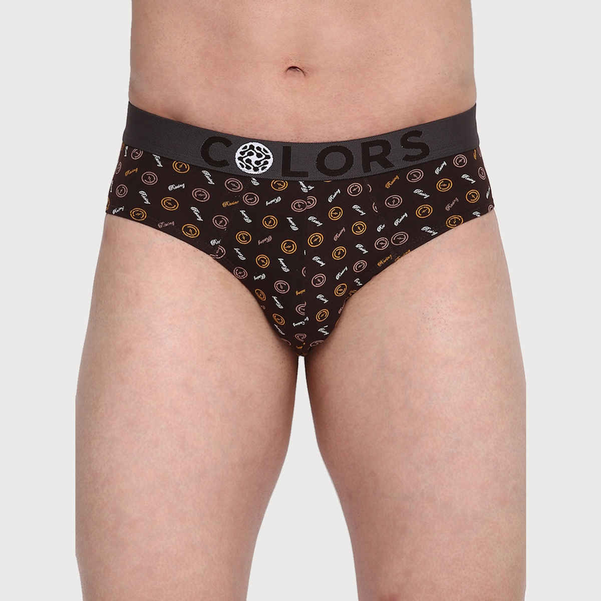 Rupa Colors Men's Mini Brief Printed Style 106 Assorted - 80 cm