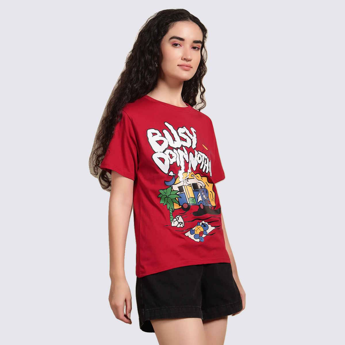 The Dry State Women's T-Shirt | WTSH 1844A 1499 | Cherry Red - L