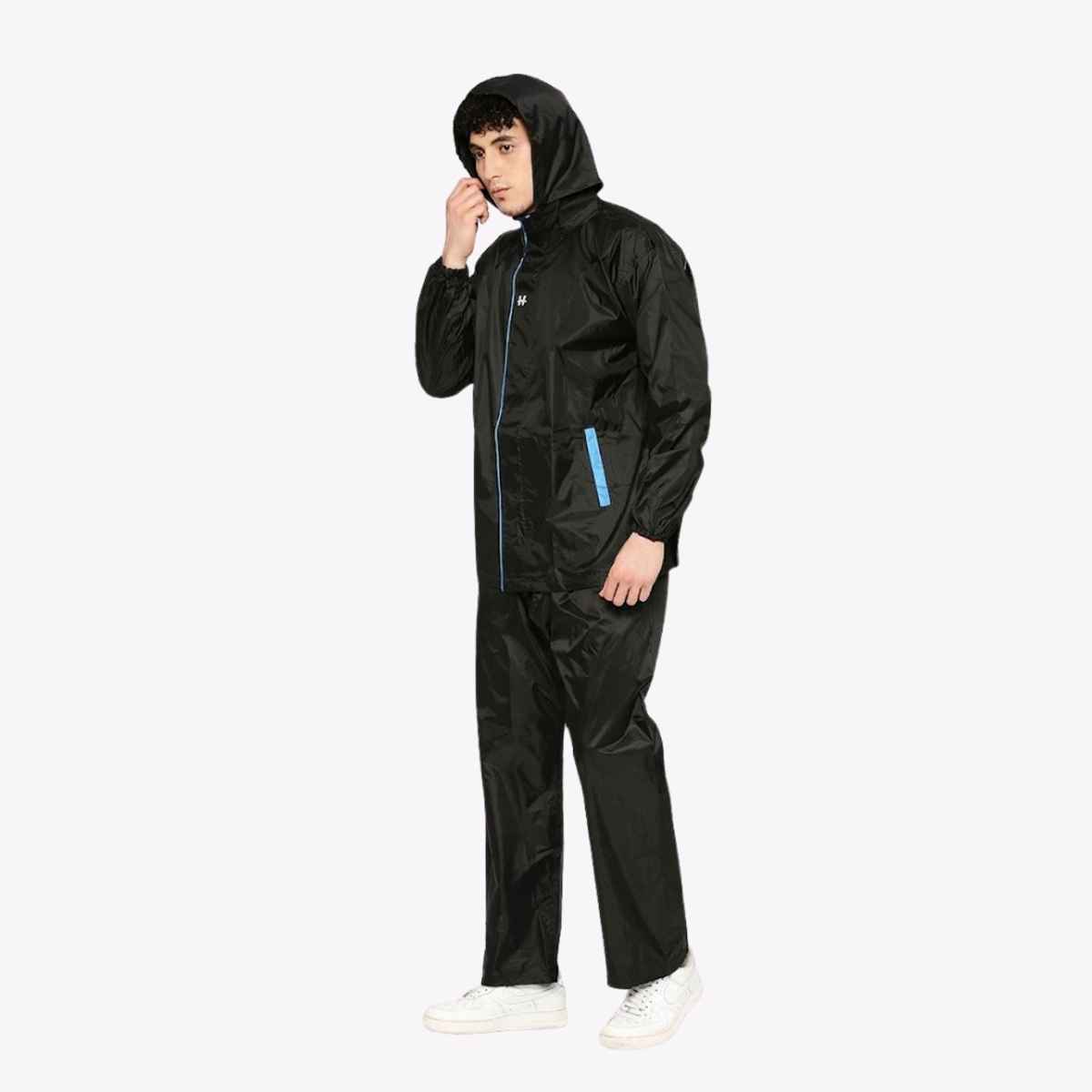 Highland Men's Duke | Baggy Seam Sealed Rainsuit | Black | XL