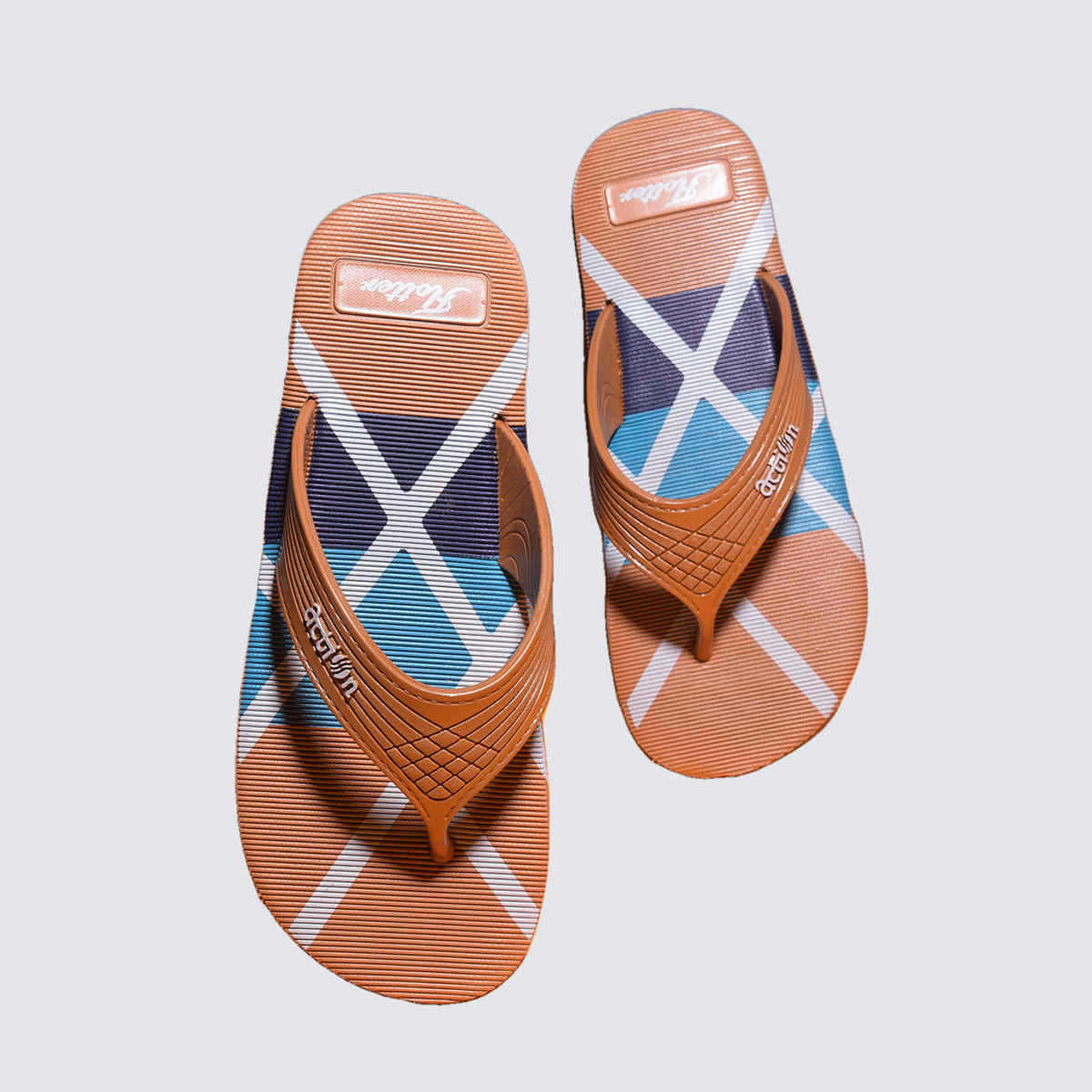 Action Men's Gfl-3825 Slippers | Evening Walk | Bathroom | Room Slippers | Tan - UK 10