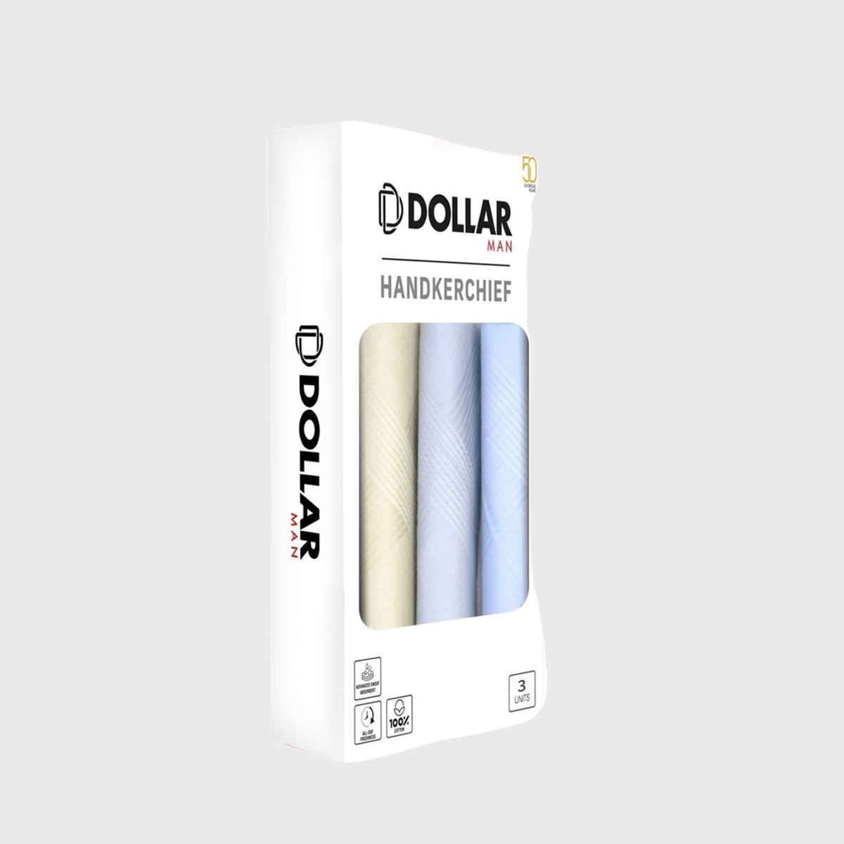 Dollar Men's Striped Cotton Handkerchief | Assorted