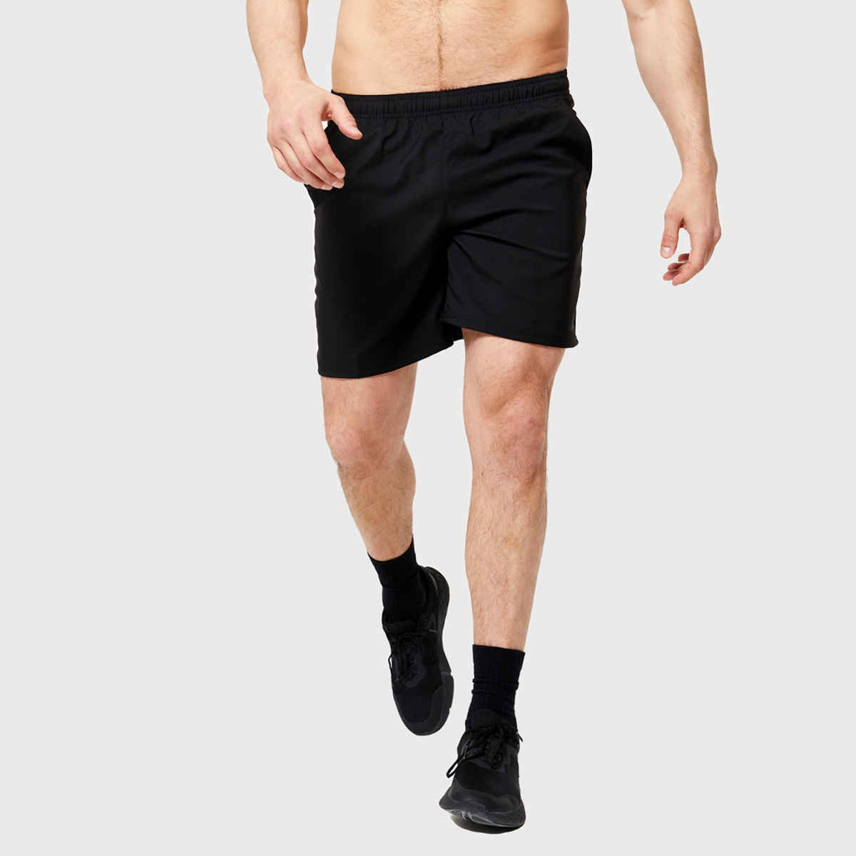 Decathlon Domyos Men's Gym Shorts Polyester | Black | XL