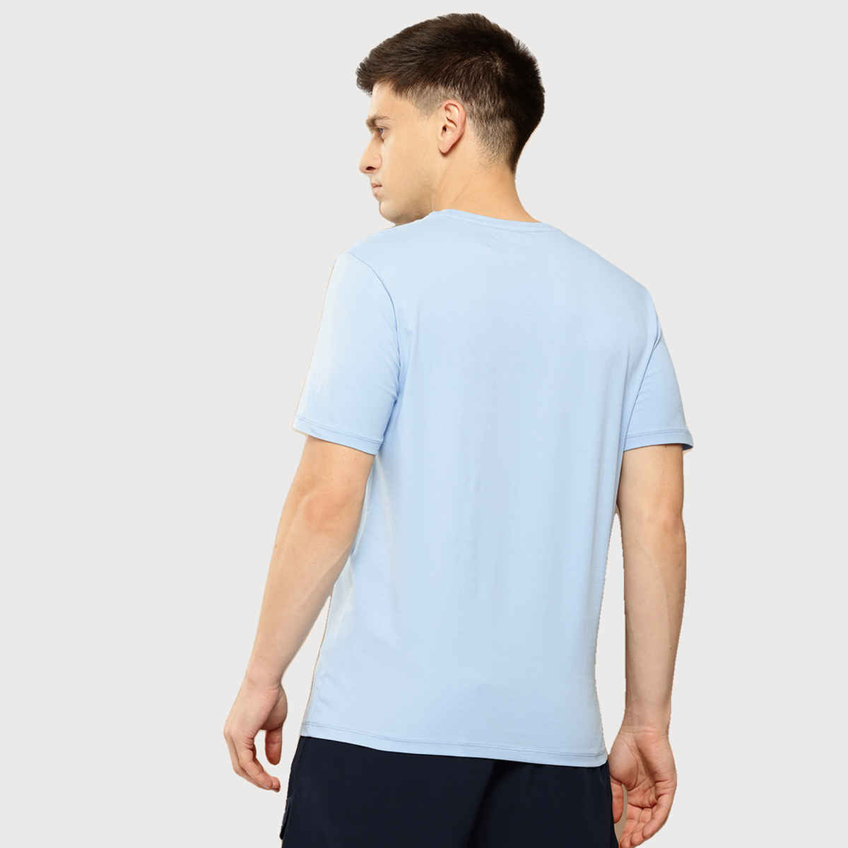 Alcis Men's Cotton Lycra Tee | Lapis Blue | XL