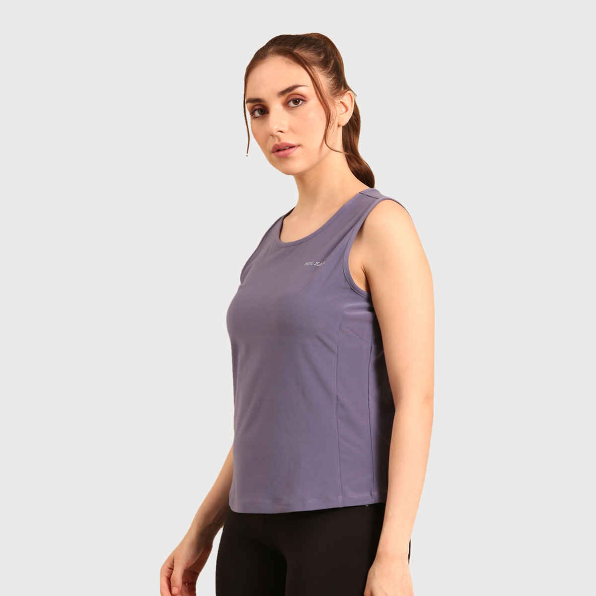 Pepe Jeans Womens Vintage Lilac Dry Fit Women Tank Top  - Pack of 1 (XL) Comfort Fit, Soft Fabric