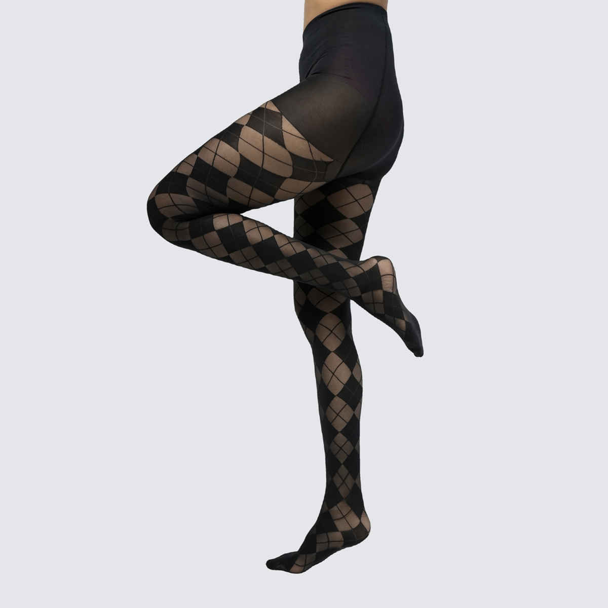 Theater Women Black Designer Stockings S - XL (24 - 42 In)