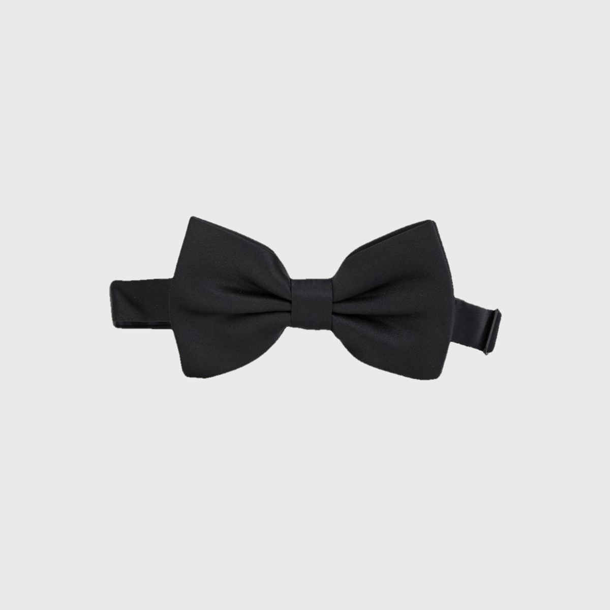 Calvadoss Men's Solid Bow Tie | BOW 2159 | Black