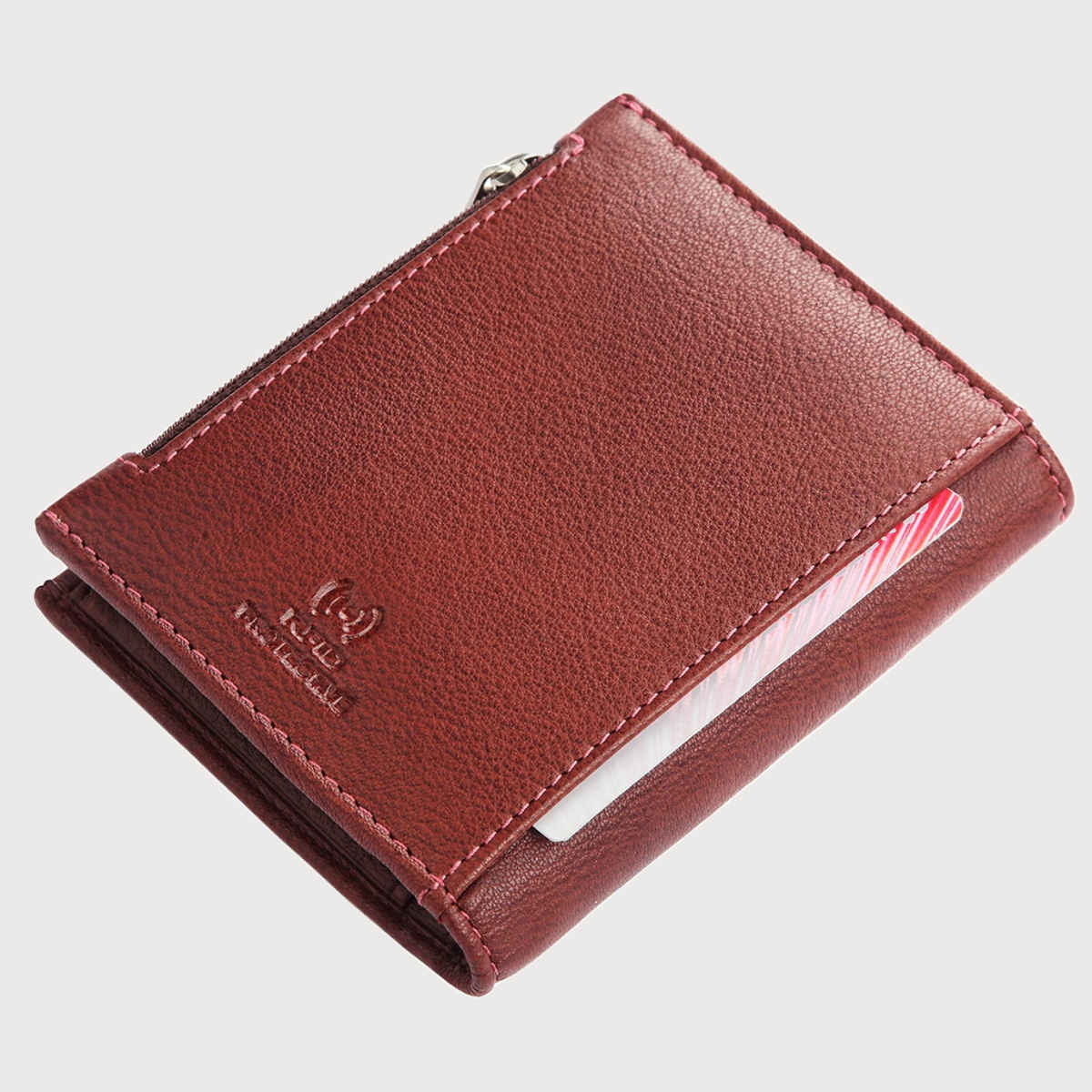 Wildhorn Men's Genuine Leather Bi-fold Wallet | Maroon