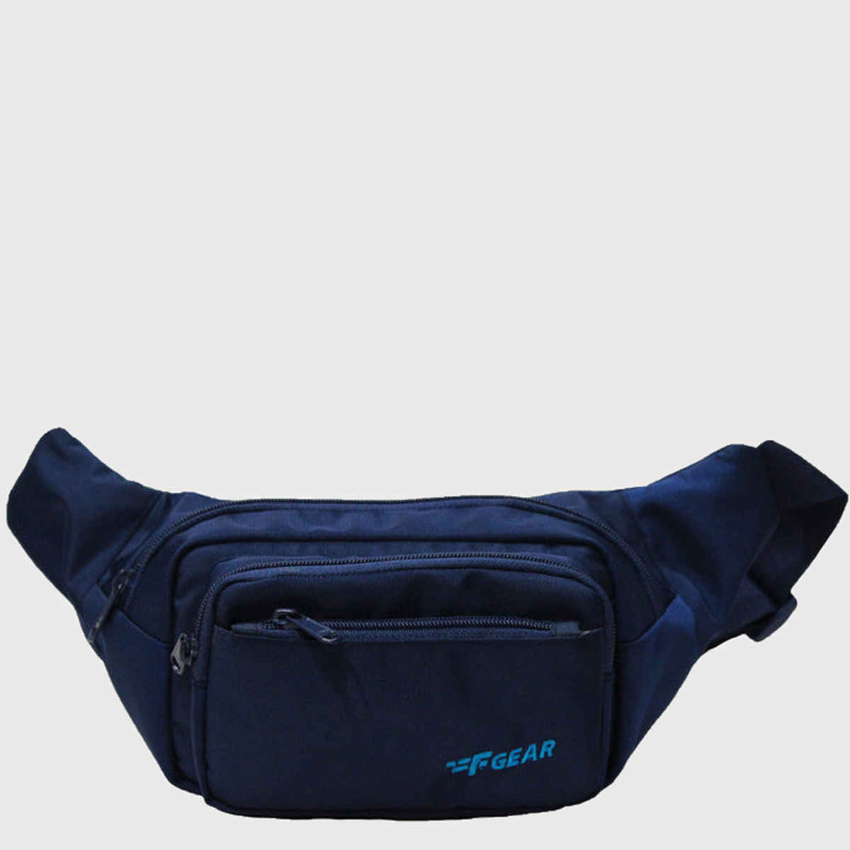 F Gear Unisex Polyester 2.1 L Waist Bag | Navy Blue