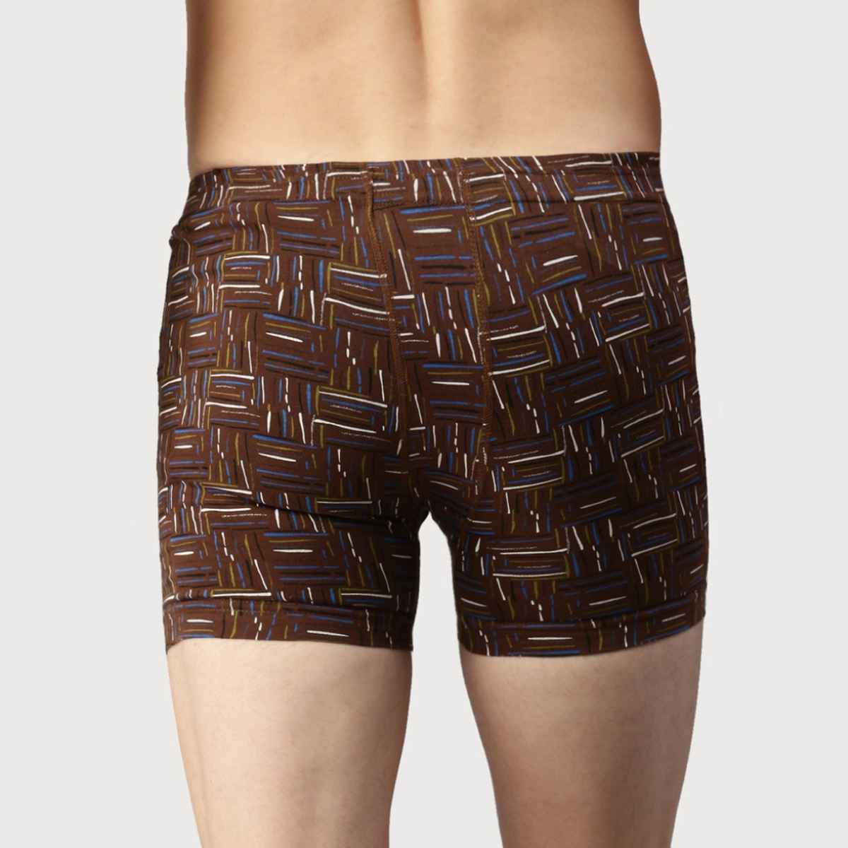 Lux Cozi Men's Printed Long Trunk | Assorted | 85 cm | Pack of 3
