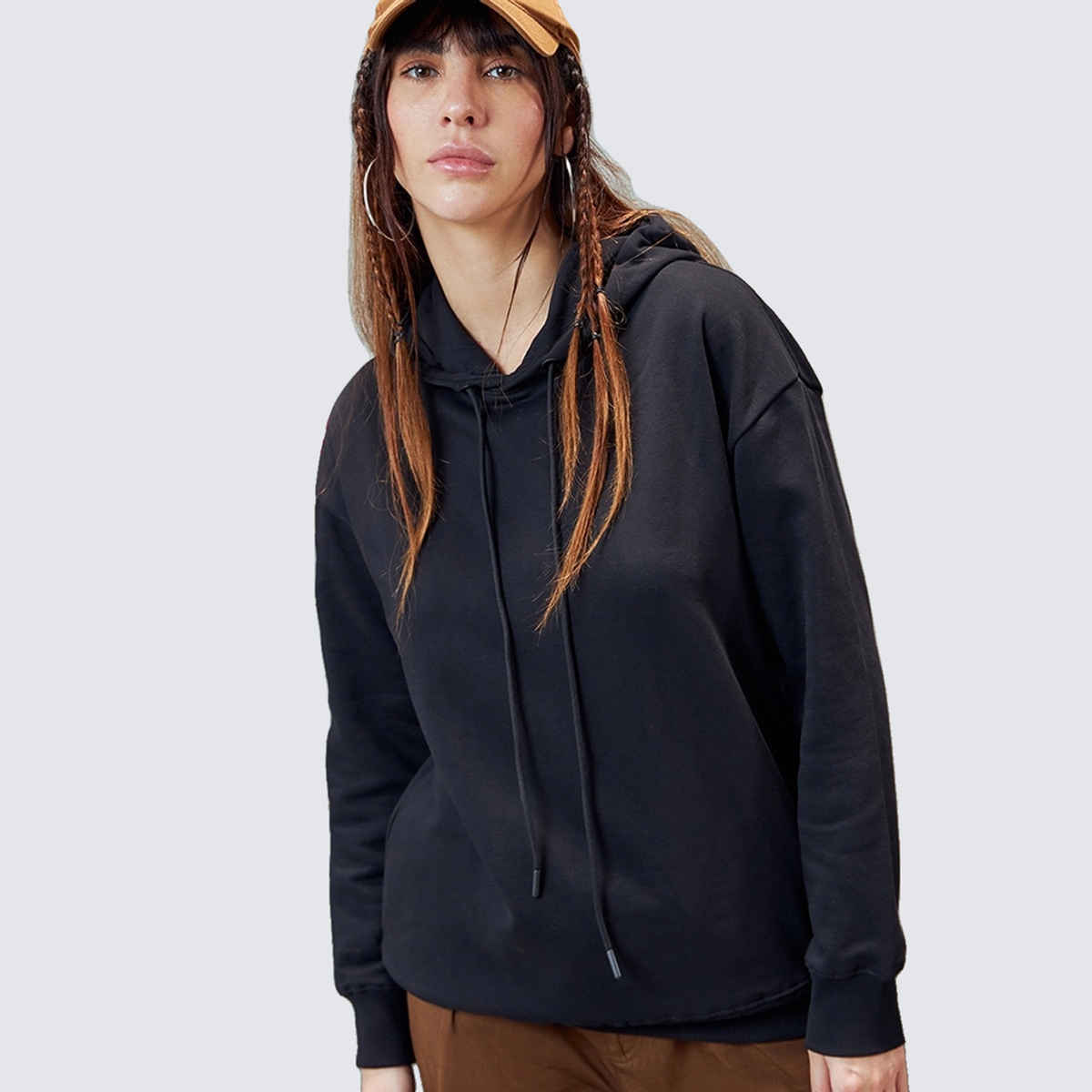 Bewakoof Women's Plus Size Hoodies | Black - 4XL