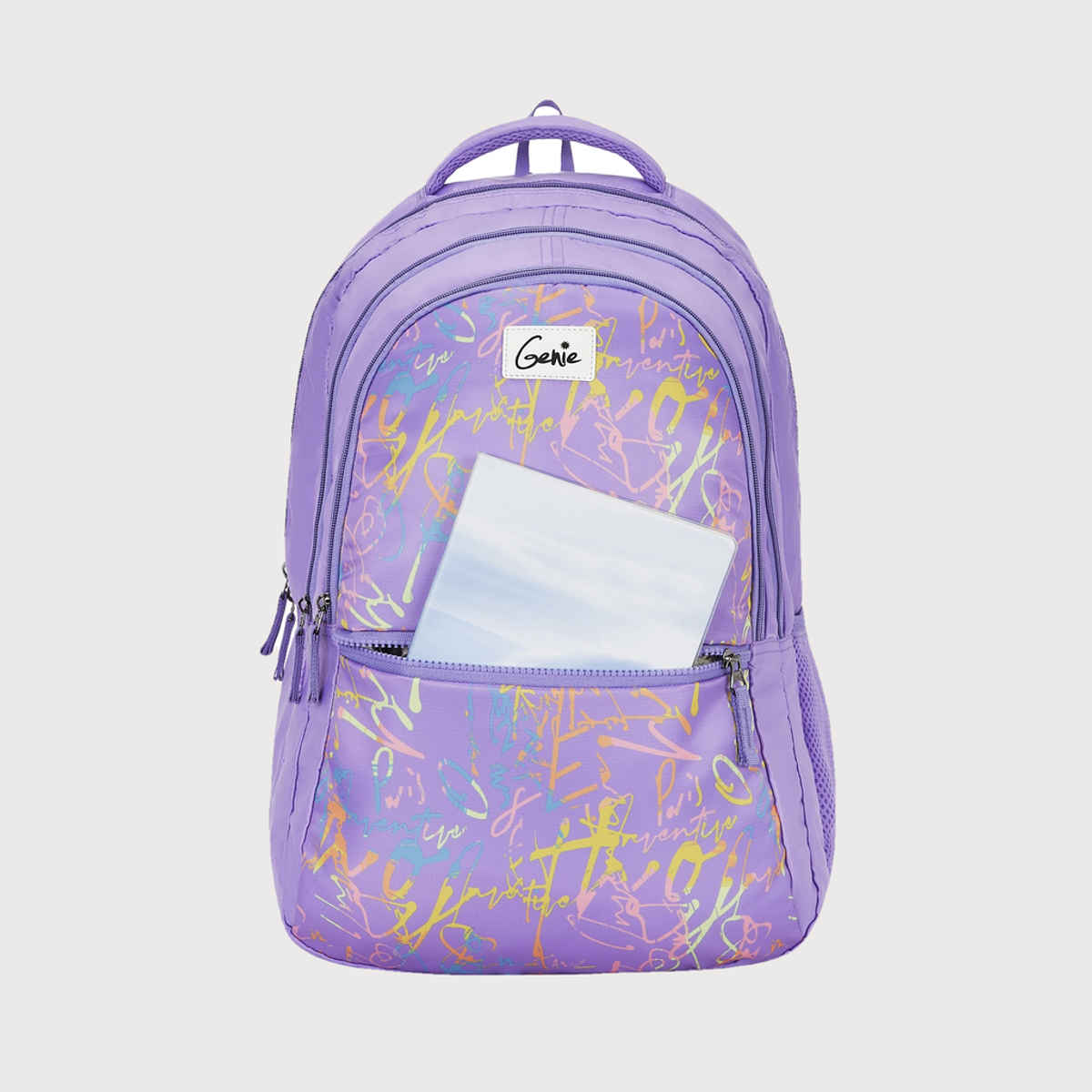 Genie Nuon Love Purple Backpack For Women | 19 Inch Bag For Girls | 36 L