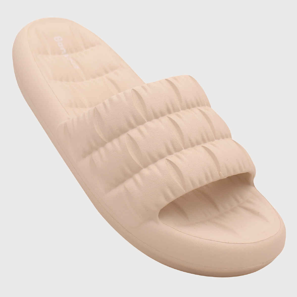 Bonkerz Men Cushion Slides SWG-1109 Beige - UK 8