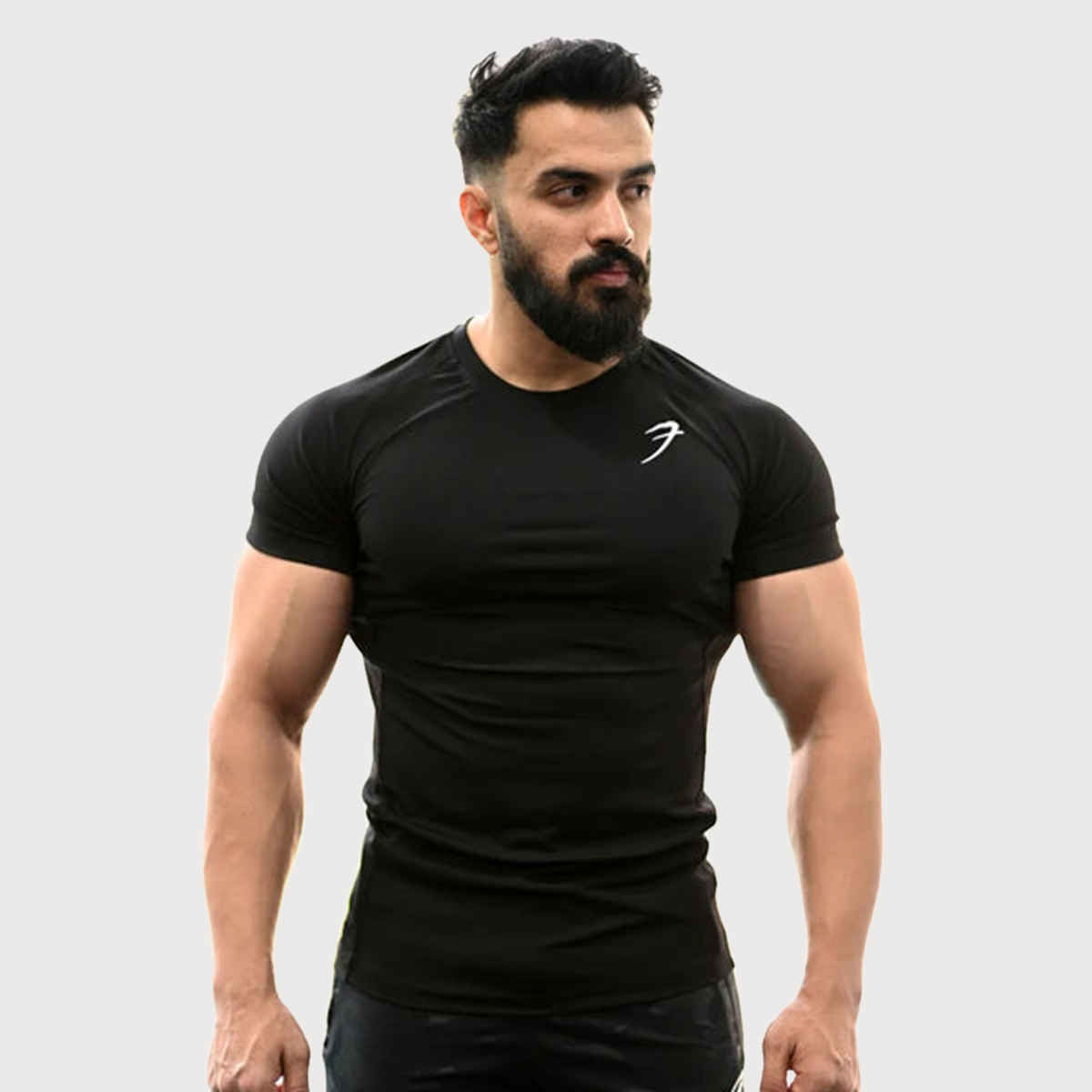 Fuaark Men's Performance GYM T-shirt | Black - L