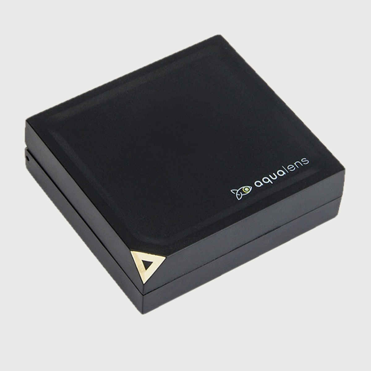 Aqualens Contact Lens Designer Case - Black | Square