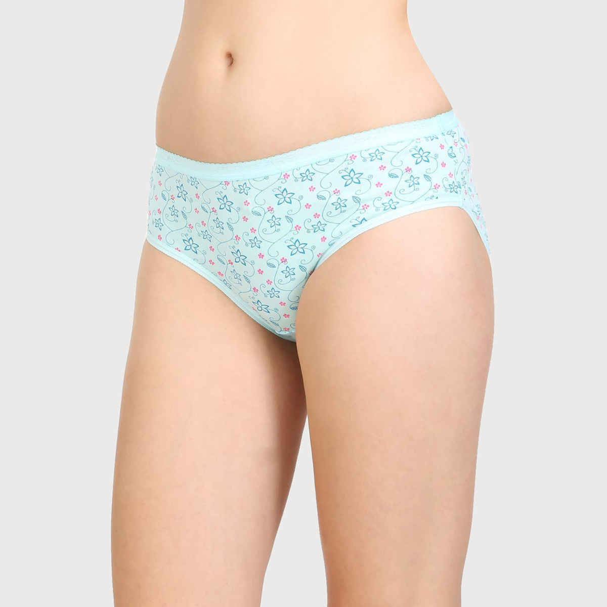 Bodycare Women Brief Panty Printed Premium Cotton | Assorted - S
