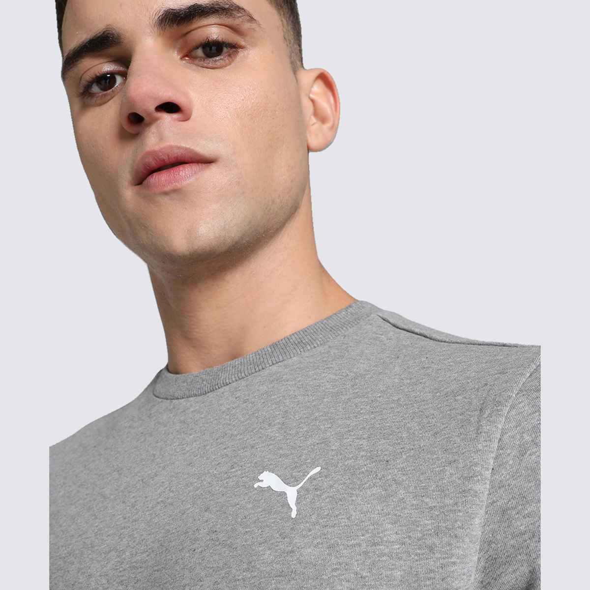 Puma Men's Crew-Neck Sweatshirt | Grey - S