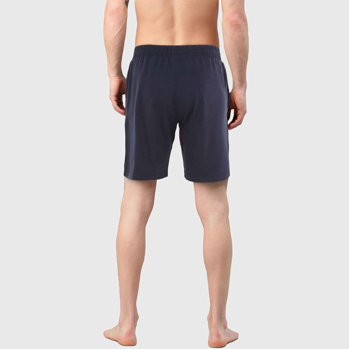 Avolt Men's Regular Fit Shorts Super Comfortable Half Pants AV301 (NAVY) Dark Blue | L