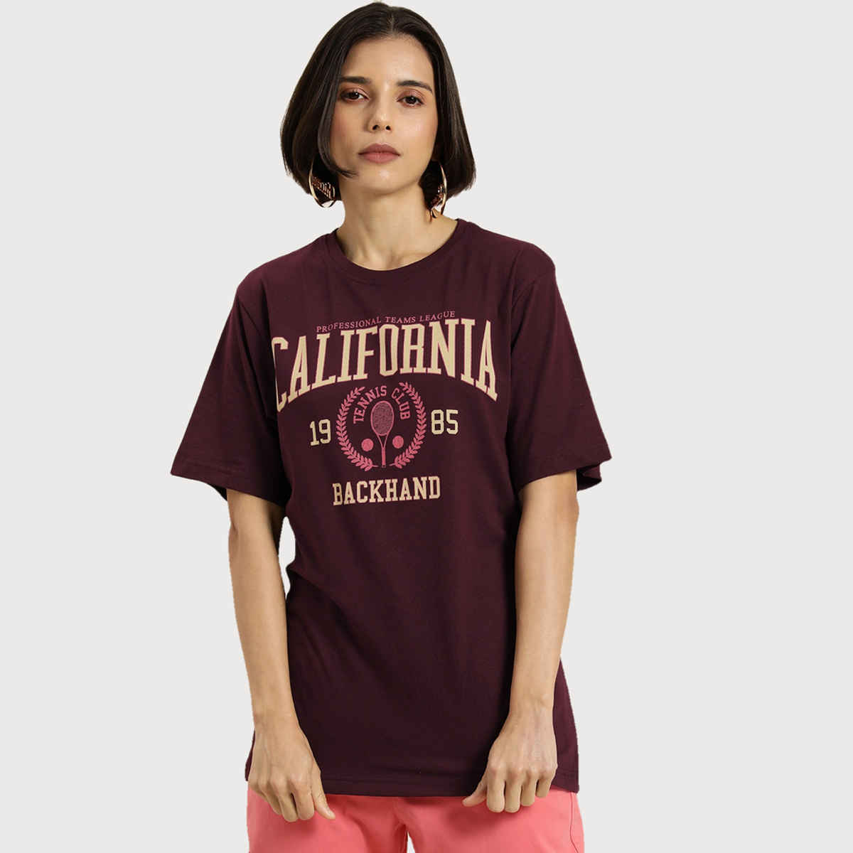 Dillinger Women's T-shirt | WMNCR133WINE | Wine - XL