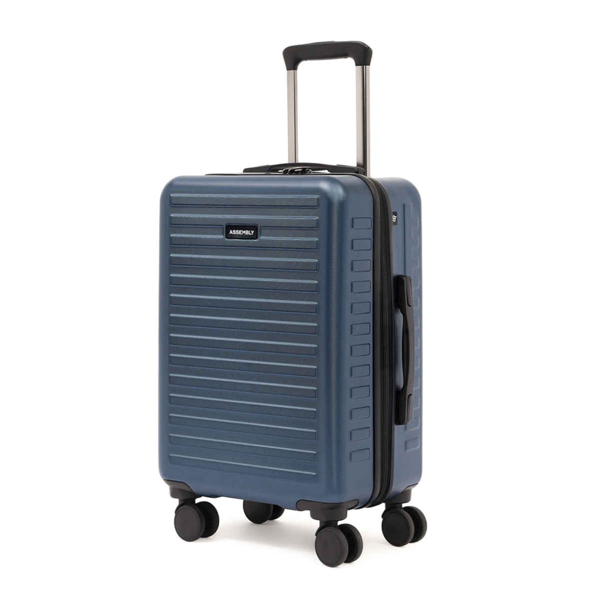 Assembly Stark Cabin Hard Luggage Polycarbonate Trolley with Packing Oraganiser - Blue
