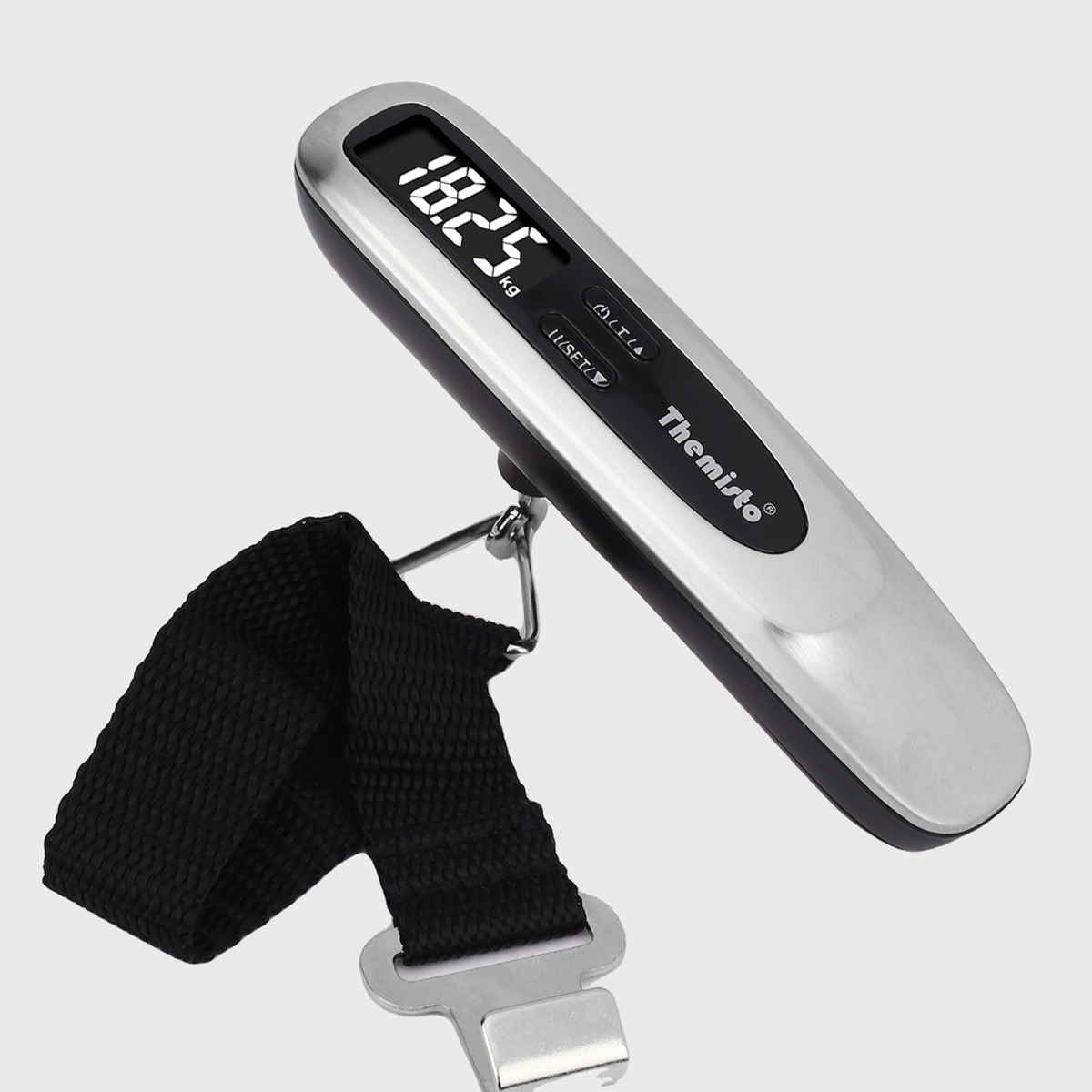 Themisto Th-Ws11 Digital Luggage Scale With Target Value Setting (50 kg) - Silver