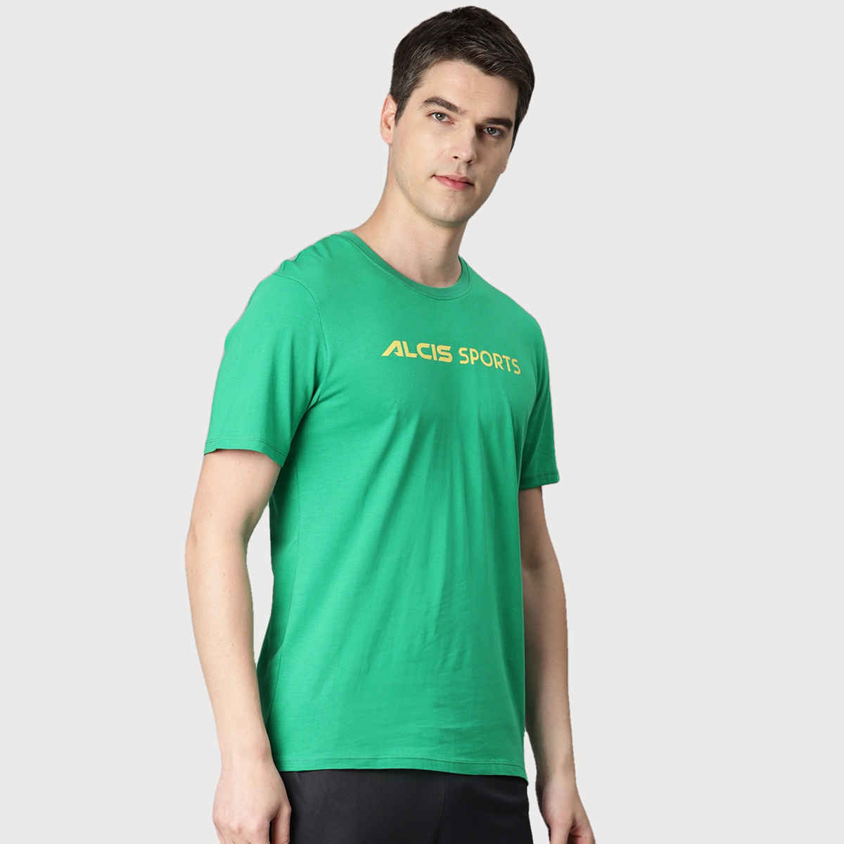 Alcis Men's Round Neck T-shirt | Green - XL