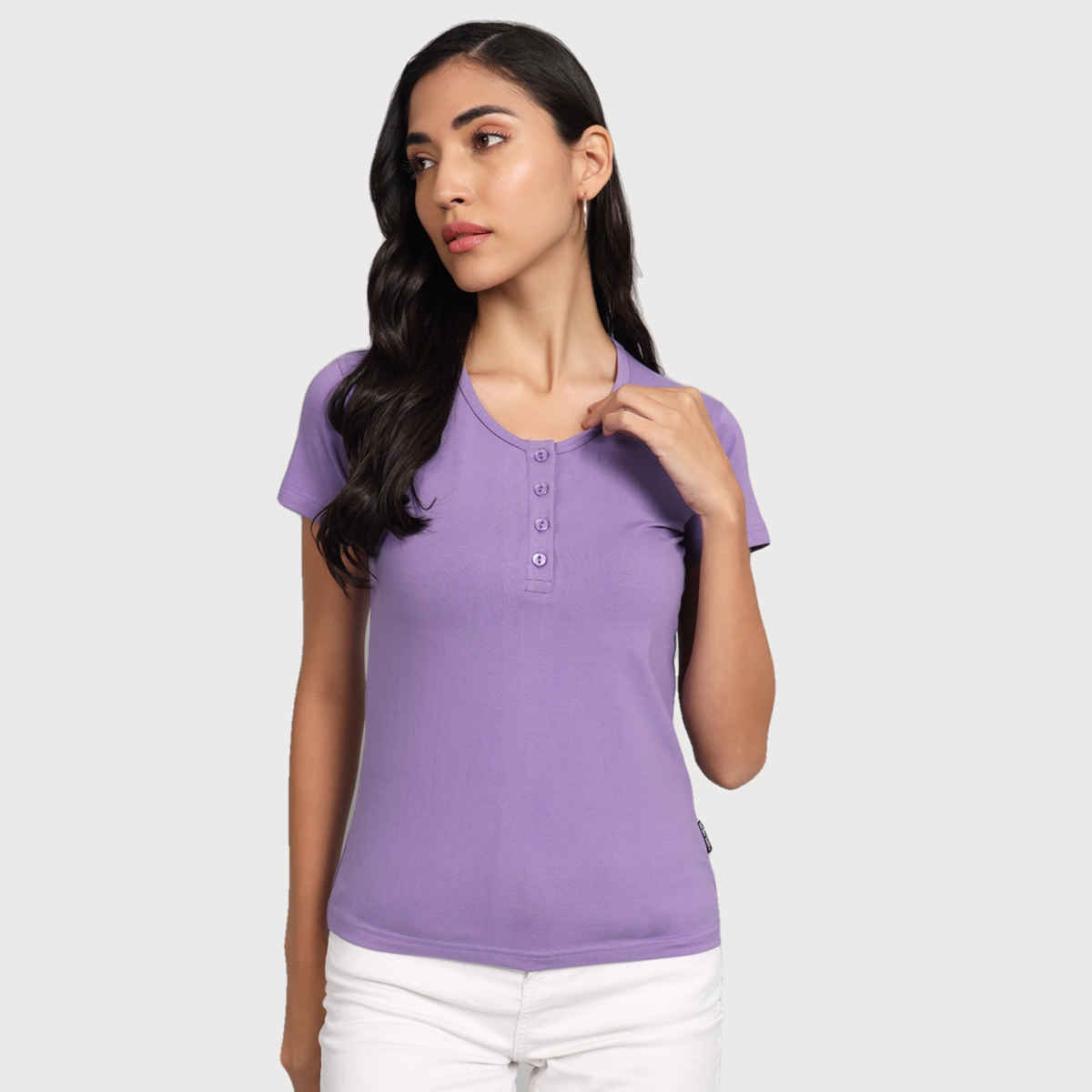 The Dry State Women's Lavender T-shirts WTSH | 1625A | M