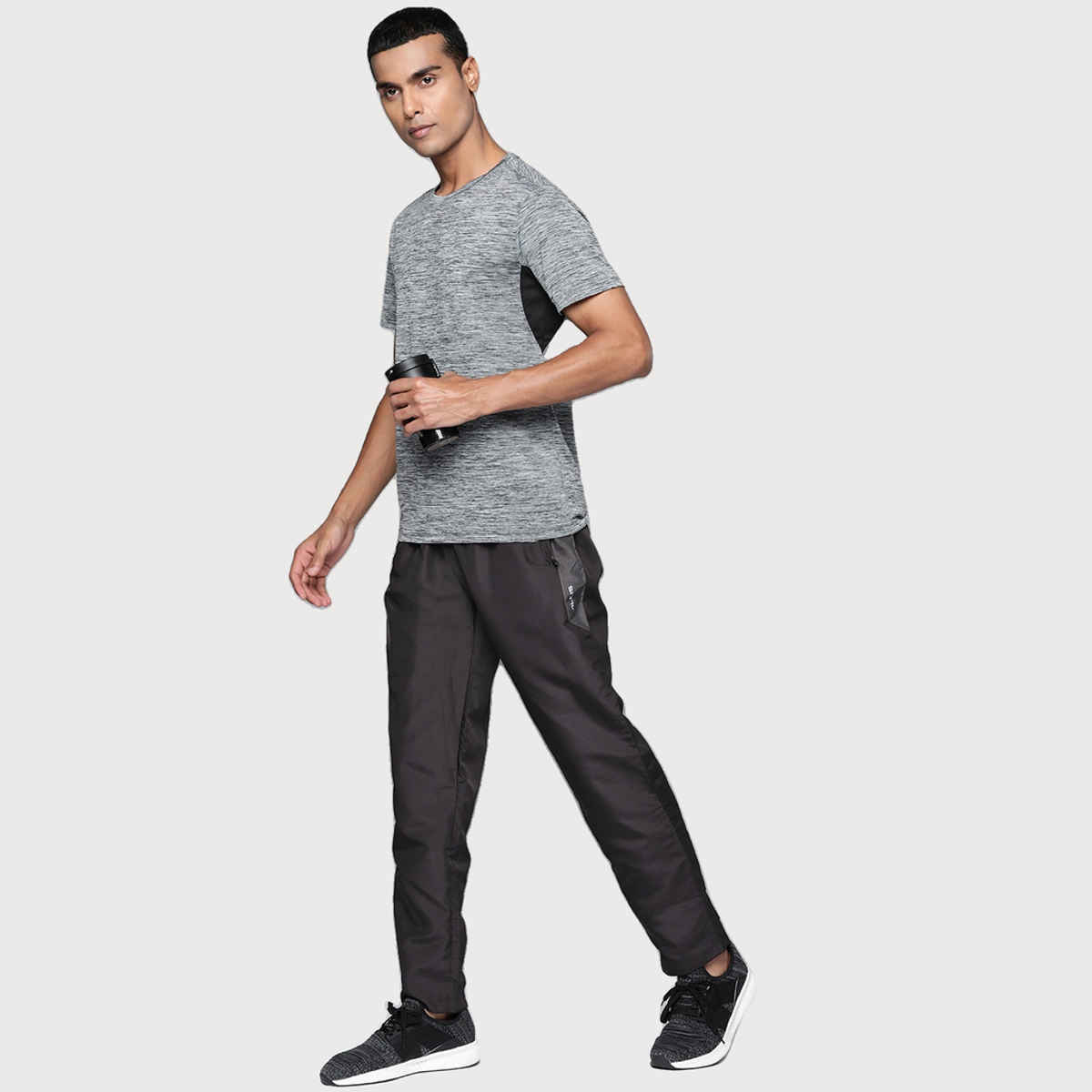 Alcis Men's Track Pant | Light and Dark Grey - XL