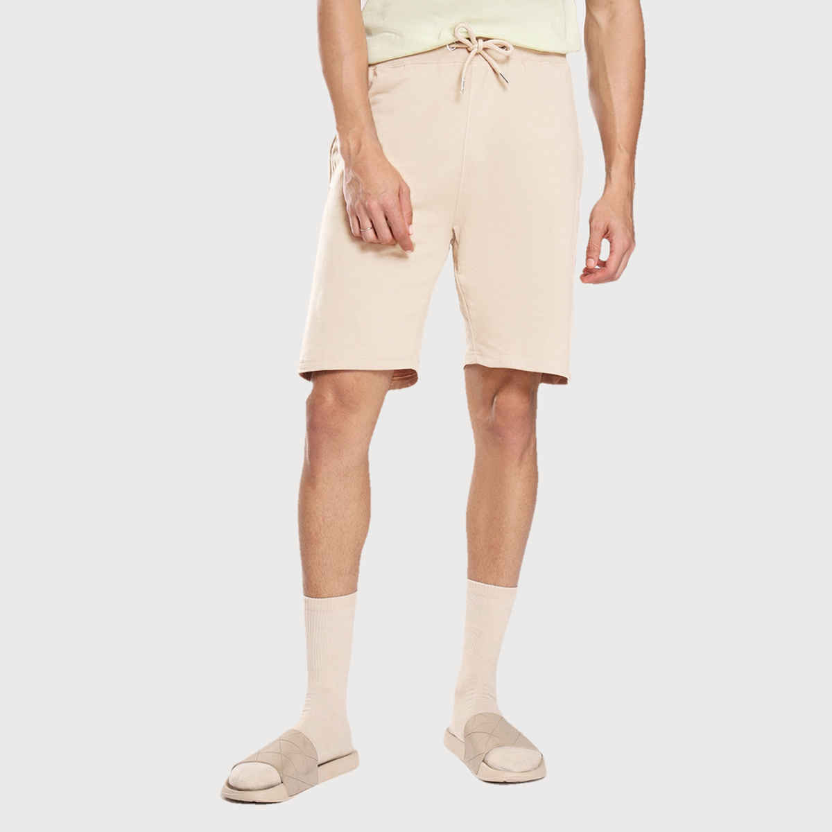 Nobero Men's Zip Pocket Shorts | Arctic Wolf - M