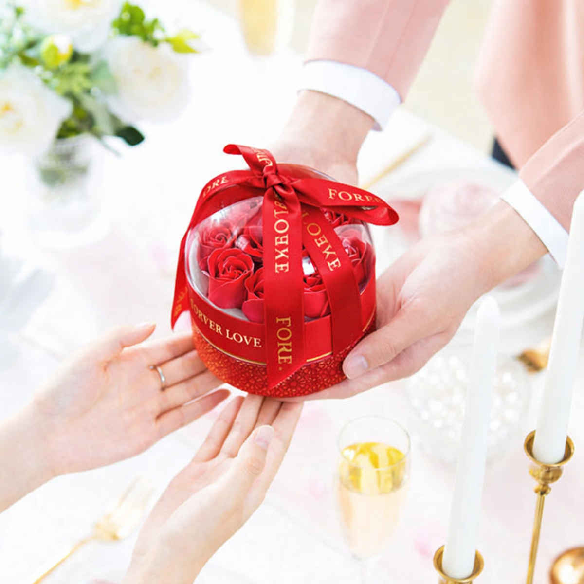 Beautynx Classic Red Rose Gift Box | Rakhi Gifts