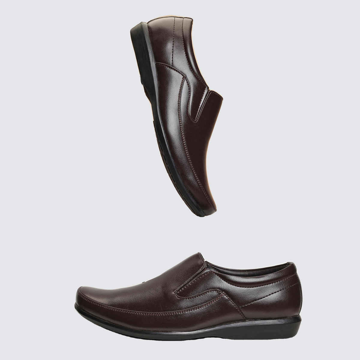 Paragon Men's Brown Pvc Formal Shoes K11240G UK 7