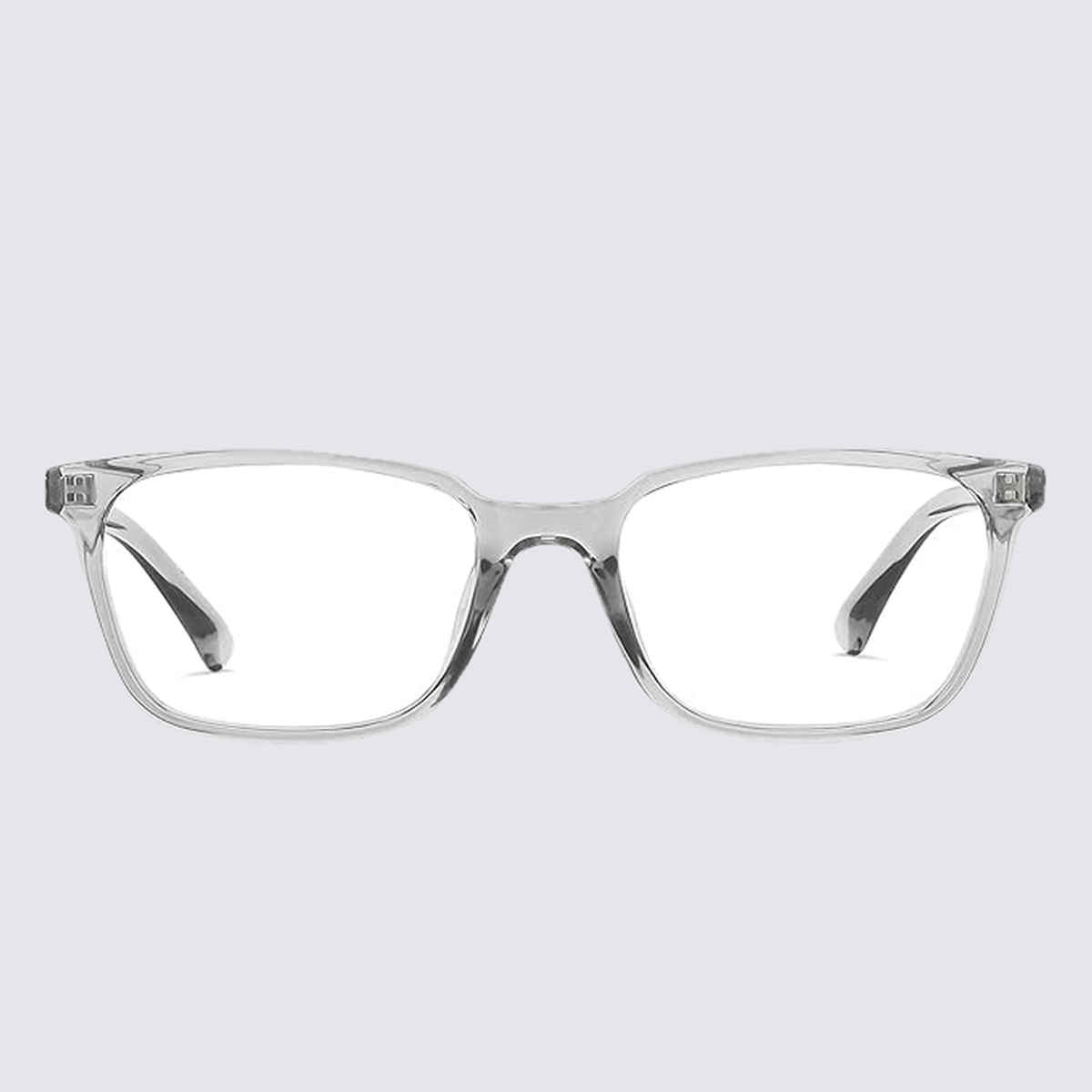 Lenskart Blu Unisex TR90 Computer Glasses | Grey Transparent - M