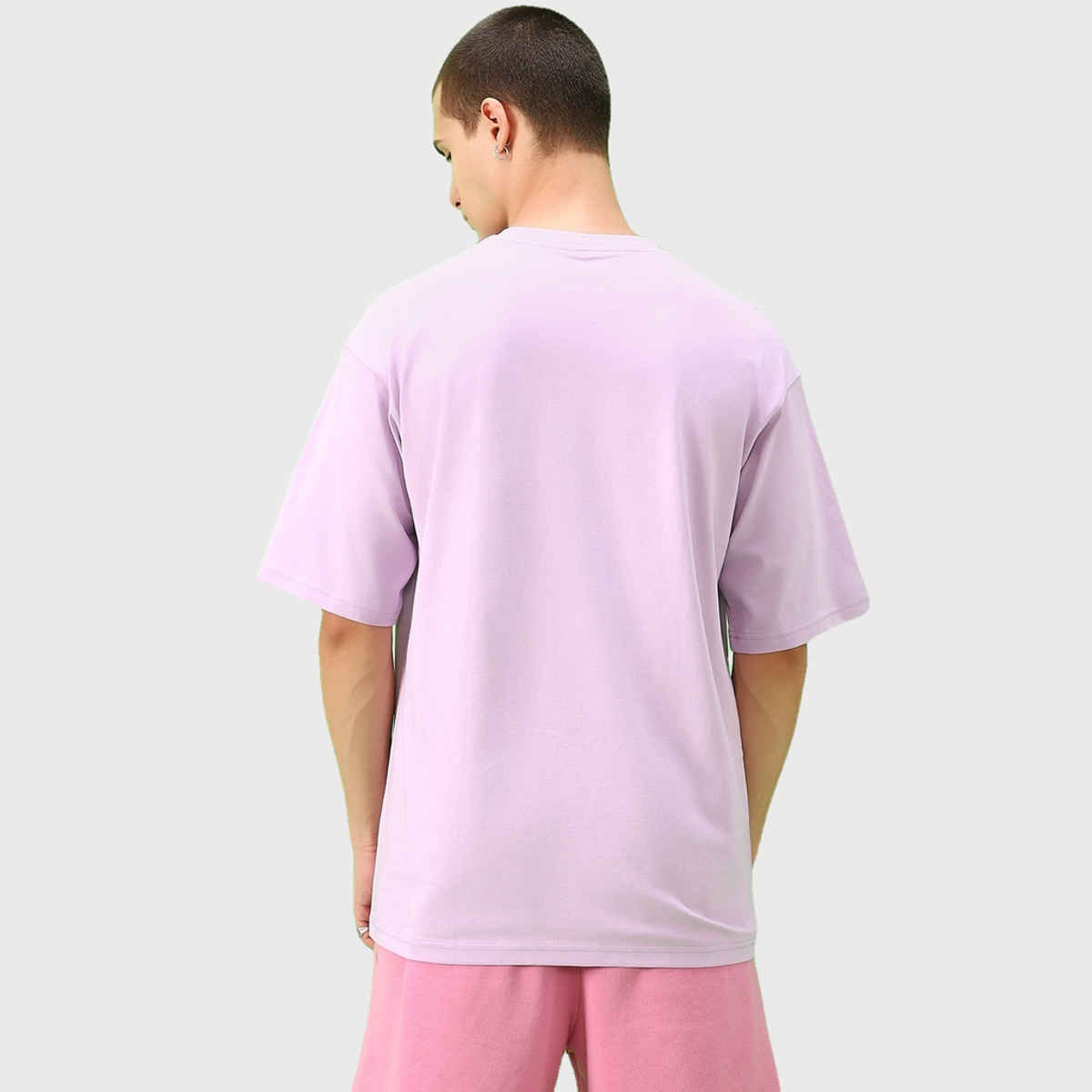 Bewakoof Round Neck Men's T-shirt | Purple - 3XL